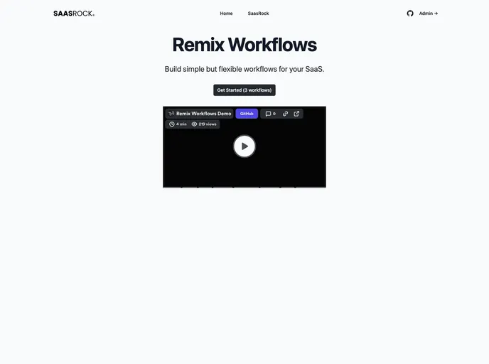 Remix Workflows screenshot