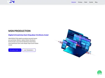 Msnproduction.com screenshot