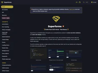 Superforms Web screenshot