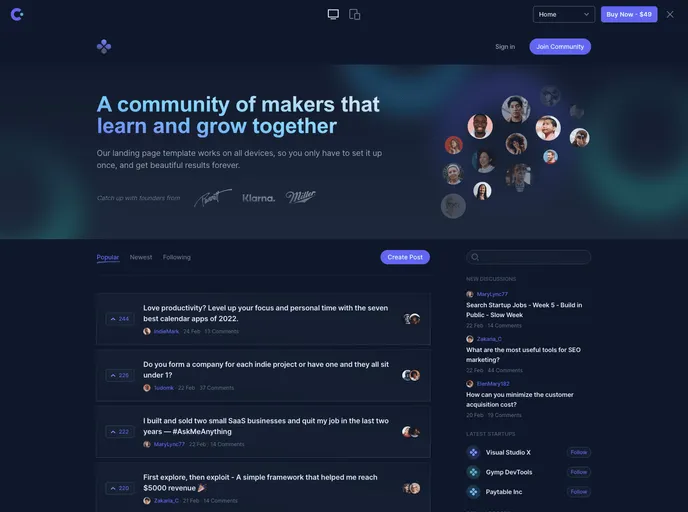 Community screenshot