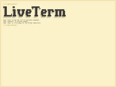 LiveTerm screenshot