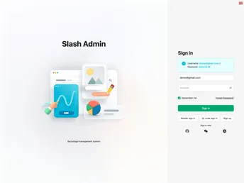 Slash Admin screenshot