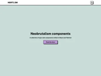 Neobrutalism Components screenshot