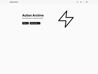 Action Archive screenshot