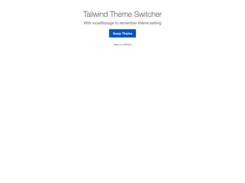 Tailwind Theme Switcher screenshot