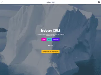 Iceburgcrm screenshot