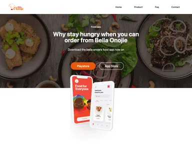 React Tailwind Food App screenshot