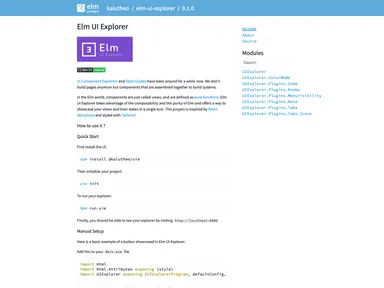 Elm Ui Explorer screenshot