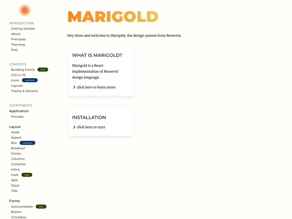 Marigold screenshot