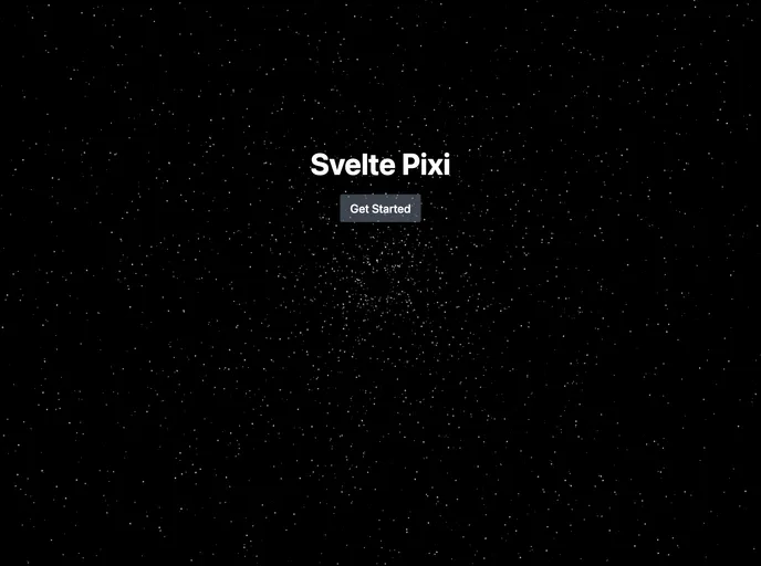 Svelte Pixi screenshot