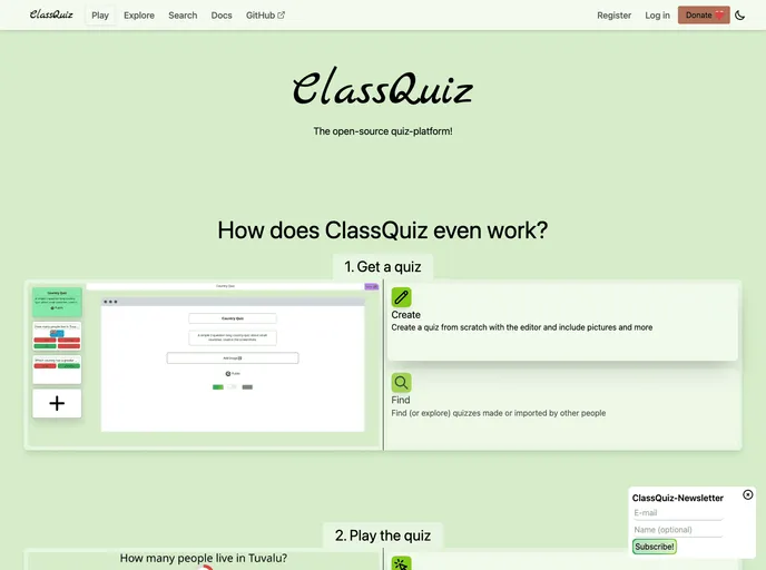 ClassQuiz screenshot