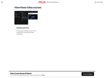 Video Course Starter Kit screenshot