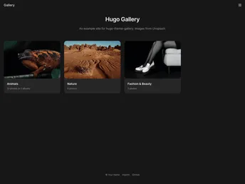 Hugo Theme Gallery screenshot