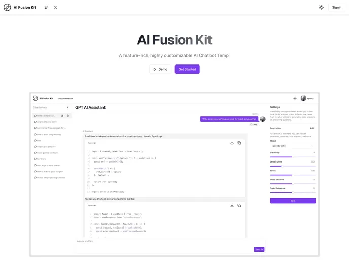 Ai Fusion Kit screenshot