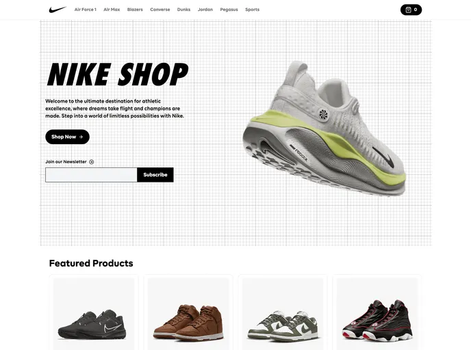 Nike Shop screenshot