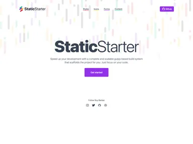 Static Starter screenshot