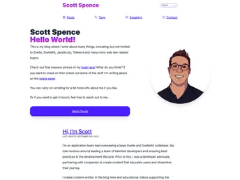 Scottspence.com screenshot
