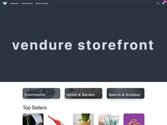 Sveltekit Vendure Commerce screenshot