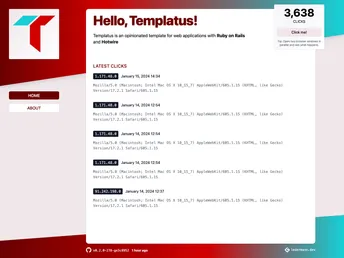 Templatus Hotwire screenshot