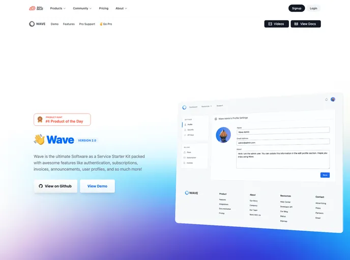 Wave screenshot