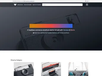 Storefront Remix Starter screenshot