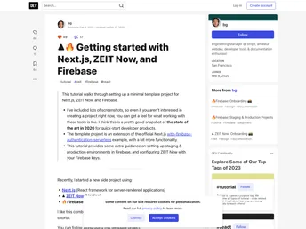 Nextjs Now Firebase screenshot