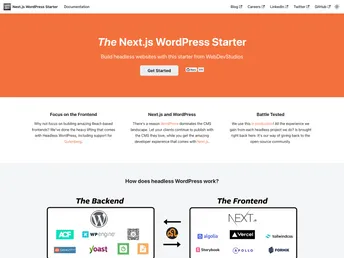 Nextjs Wordpress Starter screenshot