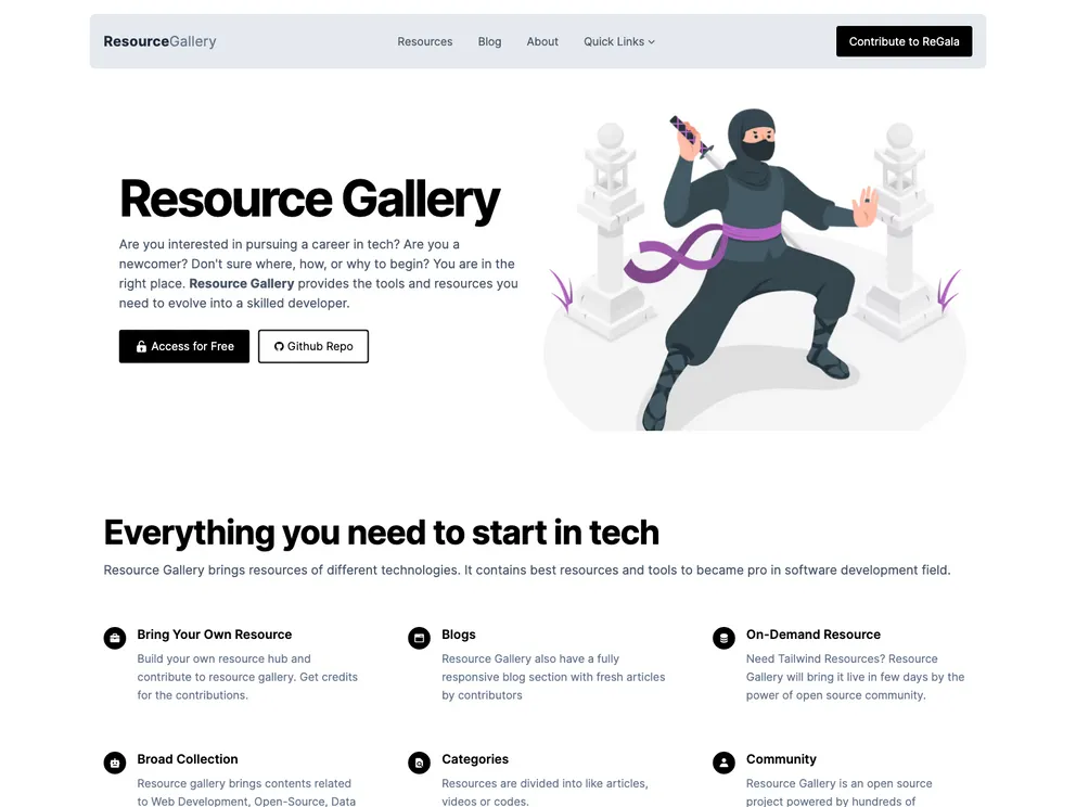 Resource Gallery screenshot